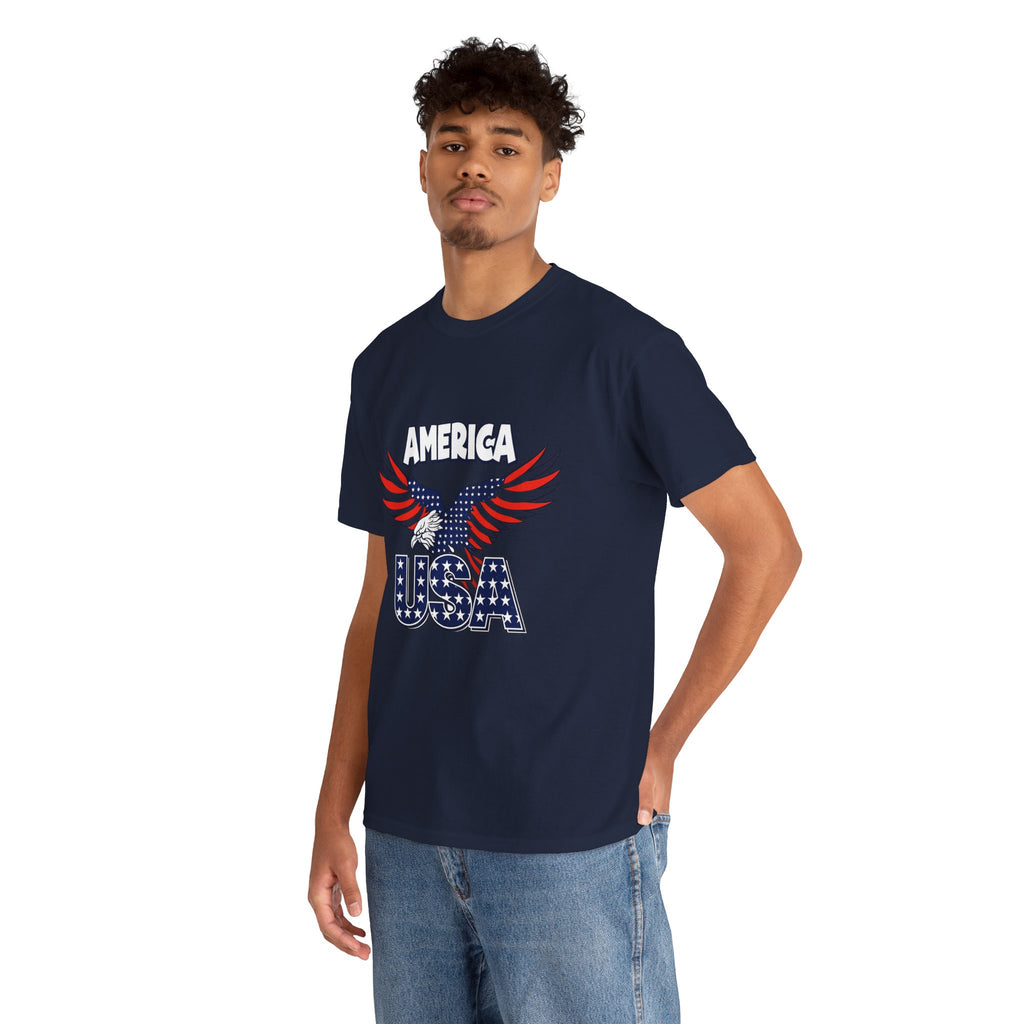 USA Eagle T-Shirt – America Patriotic Graphic Tee for 4th of July