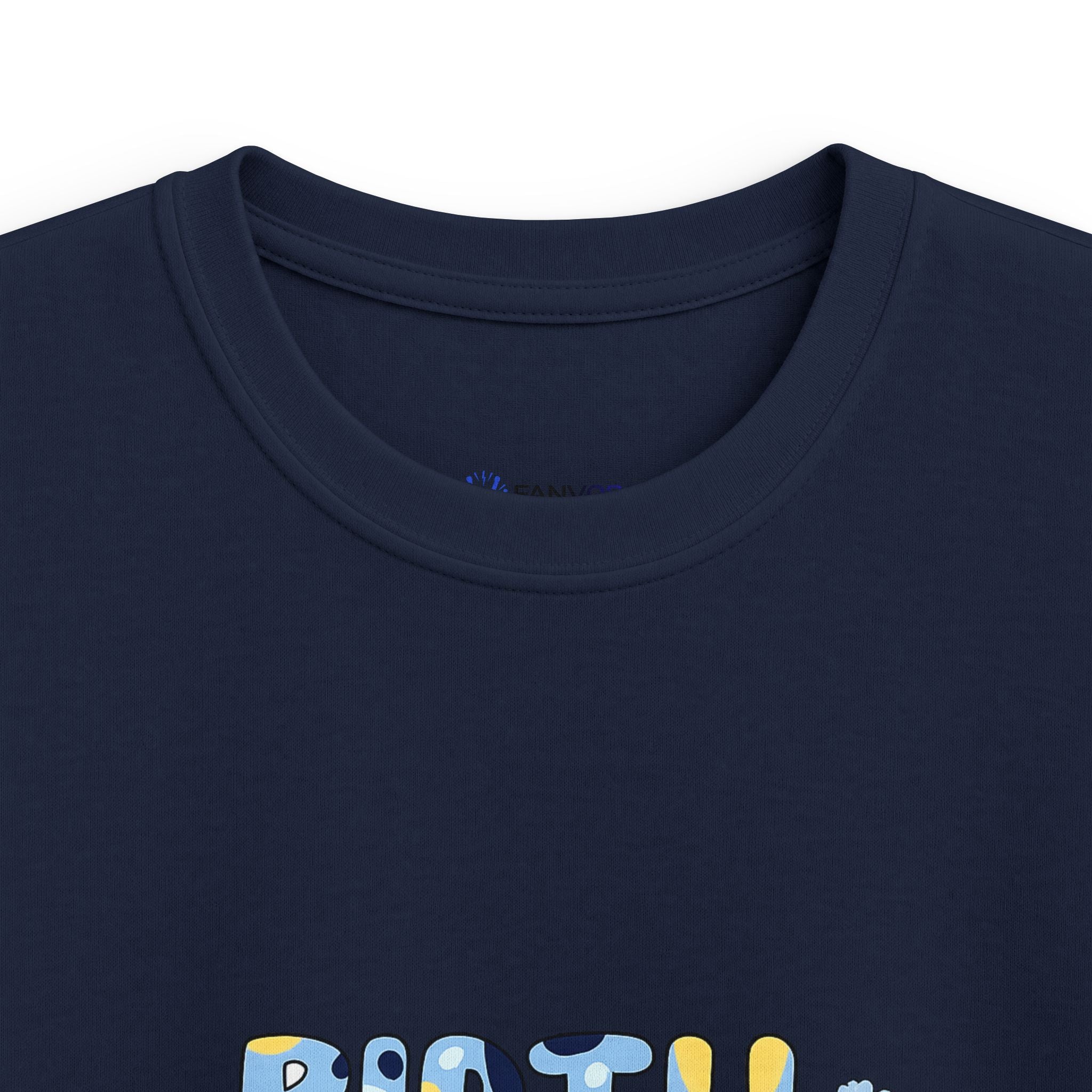 Kids Tee — Cute Blue "Birthday Boy" Bubble Letter Shirt