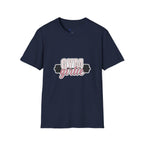 Gym Girlie T-Shirt — Women’s Fitness Tee with Barbell Graphic