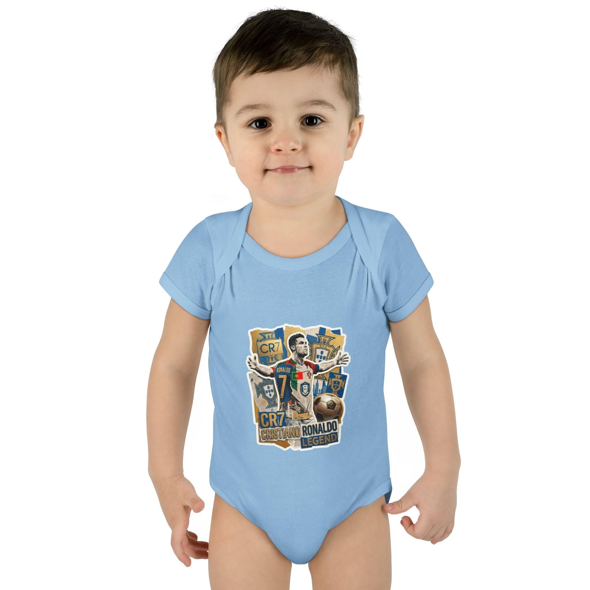 CR7 Fan Inspired Baby Bodysuit — World Cup 2026 Infant One-Piece
