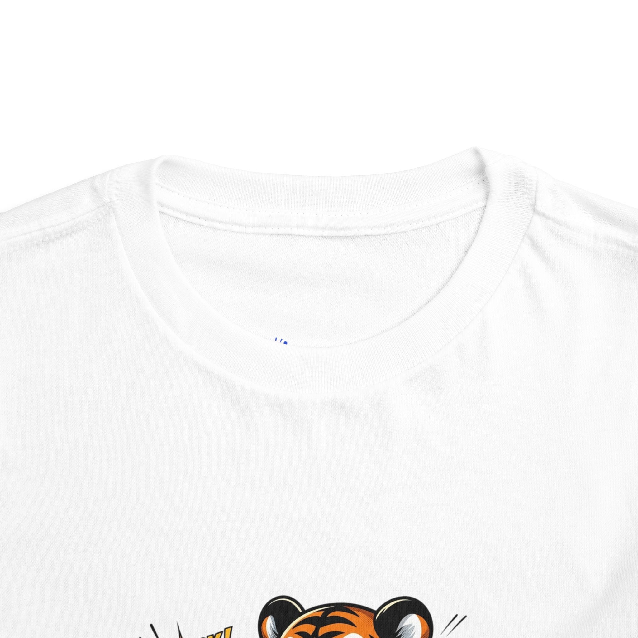 Toddler Soccer Tiger Tee — Cute Kicking Tiger Football Shirt for Kids