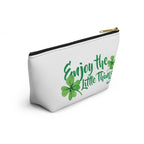 Enjoy the little things inspirational travel pouch
