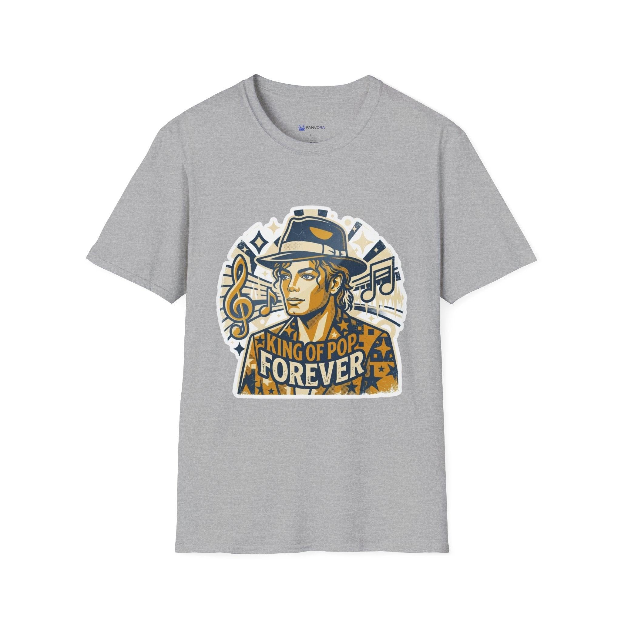 King of Pop Forever T-Shirt — MJ Legacy Graphic Tee.