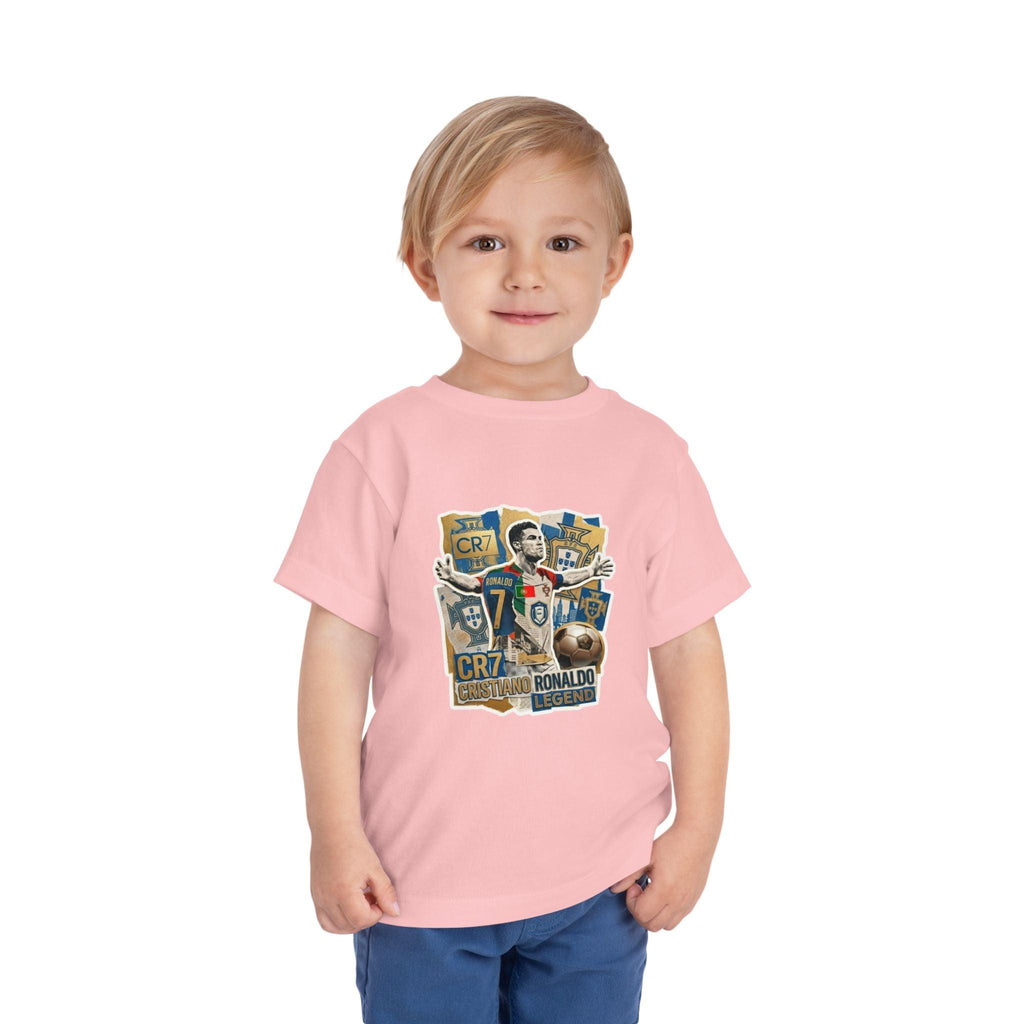 CR7 Fan Inspired Toddler Soccer T‑Shirt — Kids Football Fan Tee
