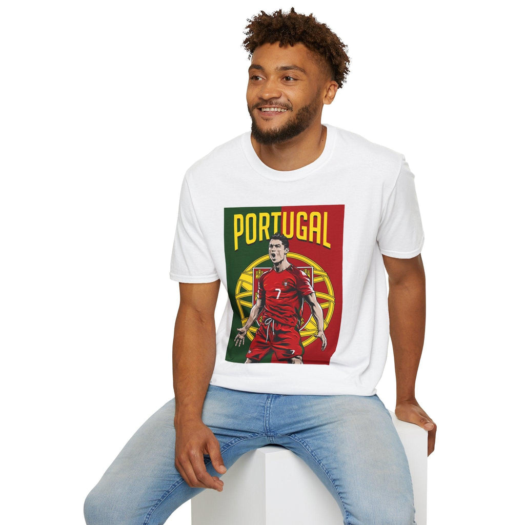 Portugal Soccer Tee — National Team Player Graphic T-Shirt.