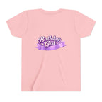 Girls' 5th Birthday Tee - 'Happy Birthday' Glitter Stars Design