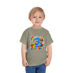 Toddler Birthday Tee — "3" Race Car Happy Birthday Shirt