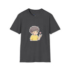 Cute Boy Cartoon Heart T-Shirt – Kawaii Cute Kid Character Tee