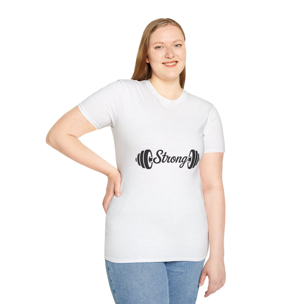 Strong Barbell T-Shirt — Fitness Weightlifting Tee