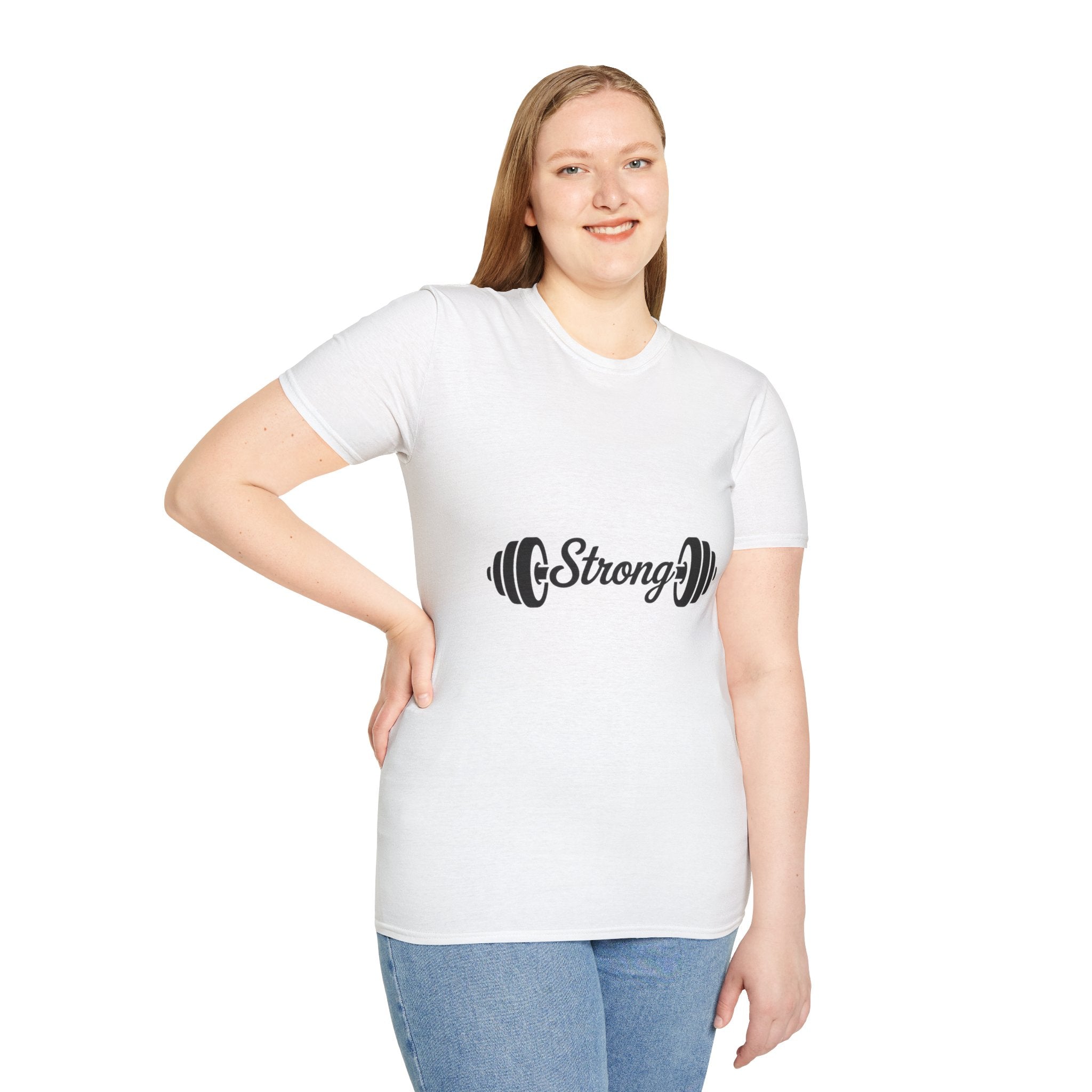 Strong Barbell T-Shirt — Fitness Weightlifting Tee
