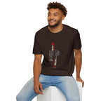 Never Give Up T-Shirt — Motivational Vertical 'Never Up' Graphic Tee