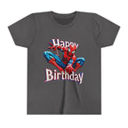 Spider Hero "Happy Birthday" Youth Tee