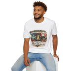 Patriotic USA 250th Anniversary T-Shirt — Liberty Bell, Eagle & Flag Design (1776–2026).