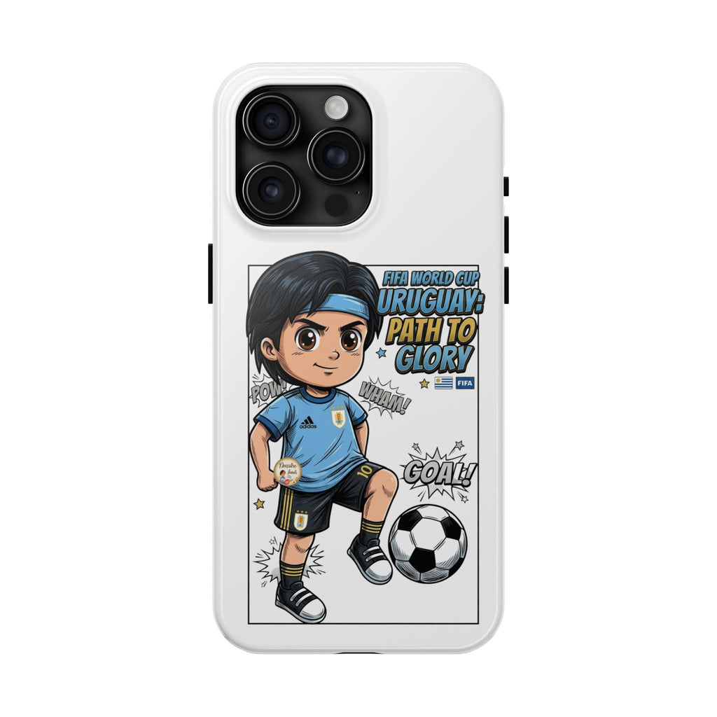 Uruguay Soccer Phone Case — Path to Glory "Goal!" Design