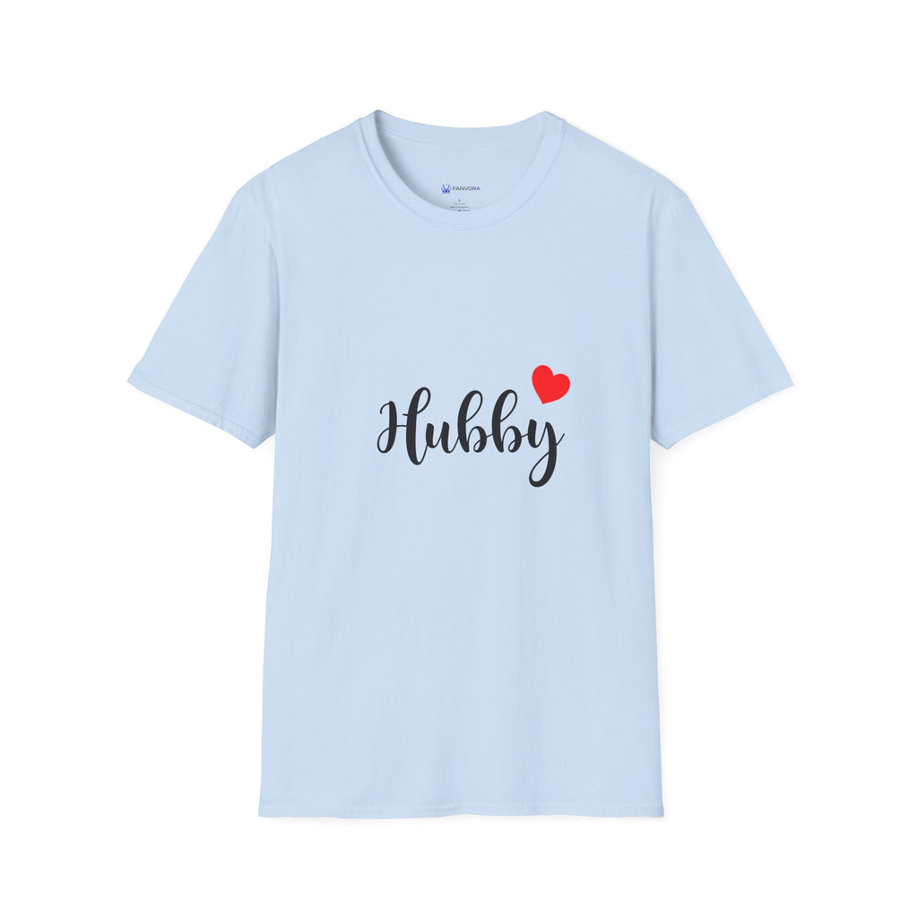 Hubby Heart T-Shirt — Cute 'Hubby' Graphic Tee for Wives & Anniversaries