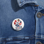 Soccer 2026 USA Soccer Pin Button – Team USA Fan Button