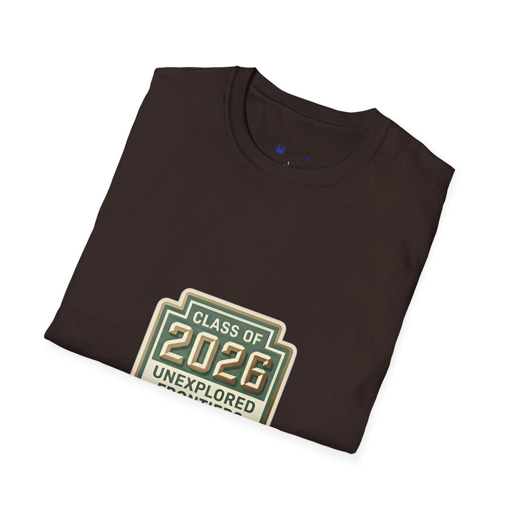 Class of 2026 'Unexplored Frontiers' Graduation T-Shirt.