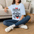Mom of the Birthday Boy T-Shirt — Cute Minnie/Mickey Theme Disney Birthday Tee