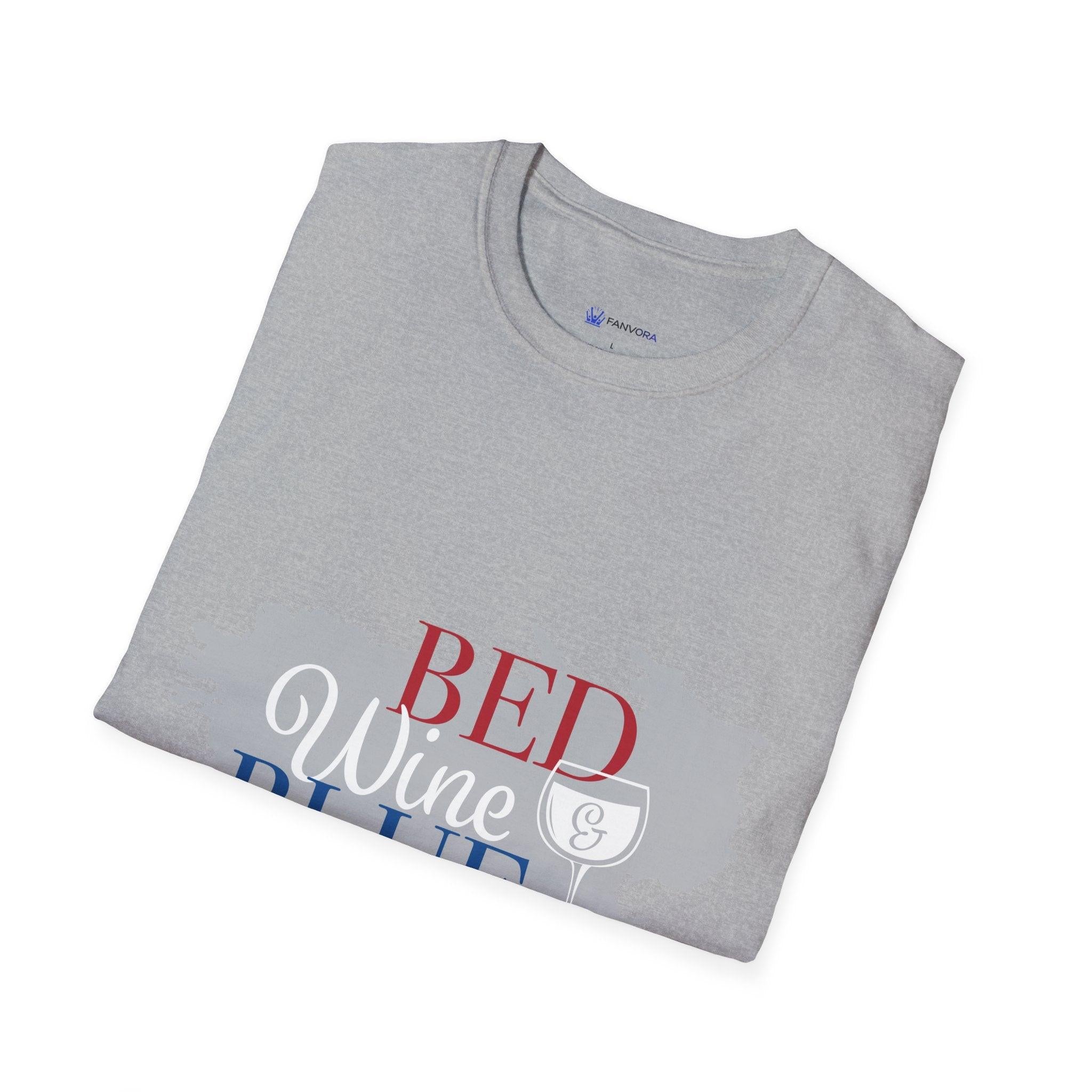 Red Wine Blue patriotic t-shirt design