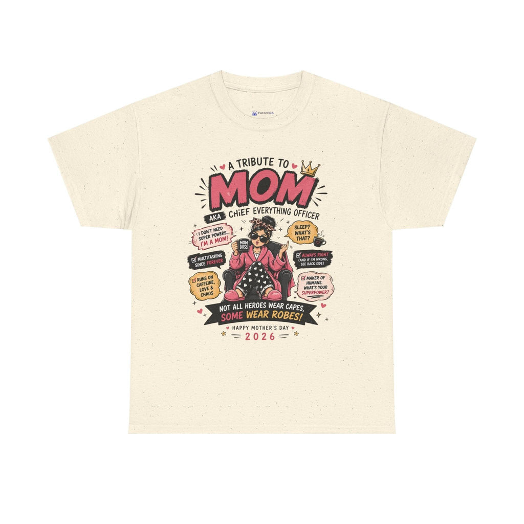 Mom Superhero T-Shirt — "I Don't Need Superpowers, I Am a Mom" Mother's Day Gift.