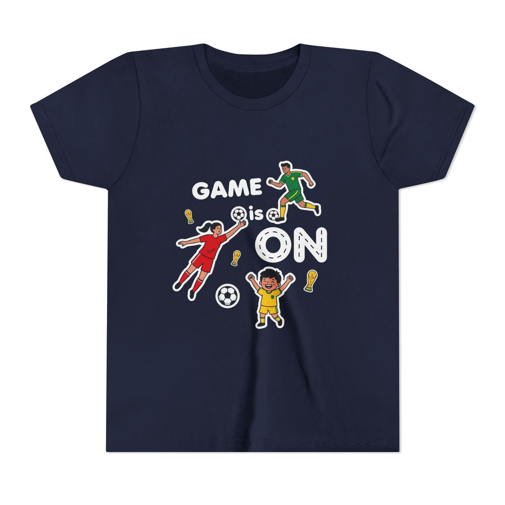 Kids Soccer Players T-Shirt 2026— Youth Football Team Tee