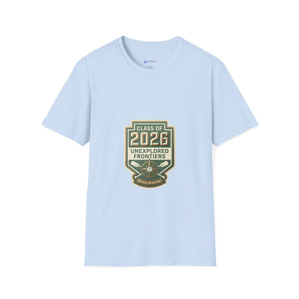 Class of 2026 'Unexplored Frontiers' Graduation T-Shirt.