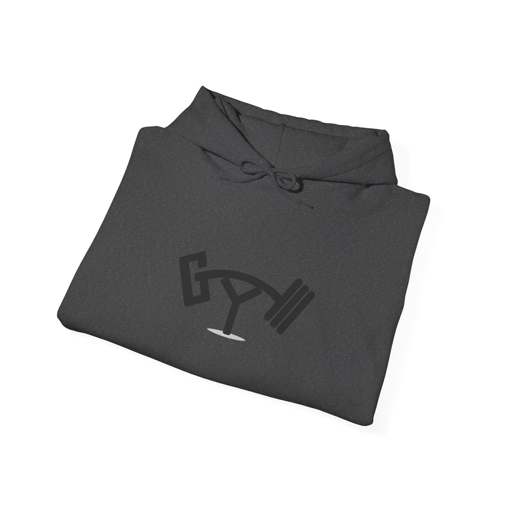 Barbell Martini Hoodie — Gym & Cocktail Fitness Pullover