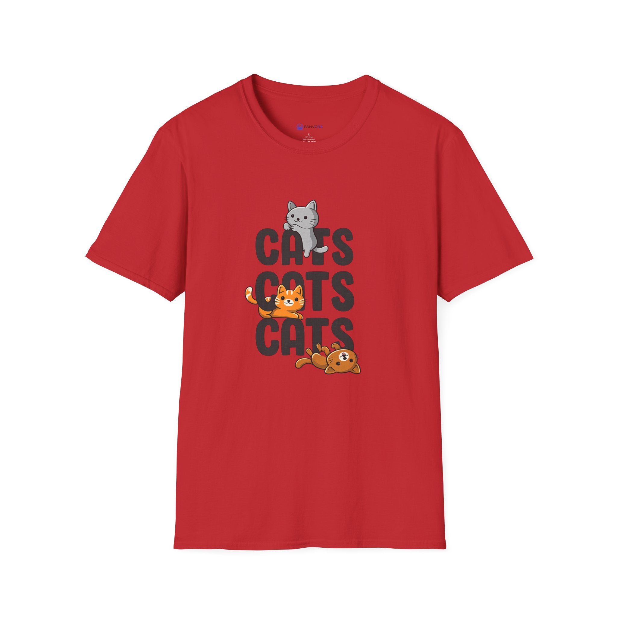 Cats Cats Cats T-Shirt — Cute Kitten Graphic Tee for Cat Lovers