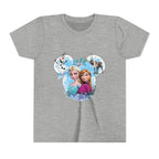 Girls' Frozen Princesses Youth Tee – Elsa & Anna Winter Friends Shirt