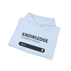 Knowledge Search Hoodie — "Knowledge Powered by Google" Pullover.