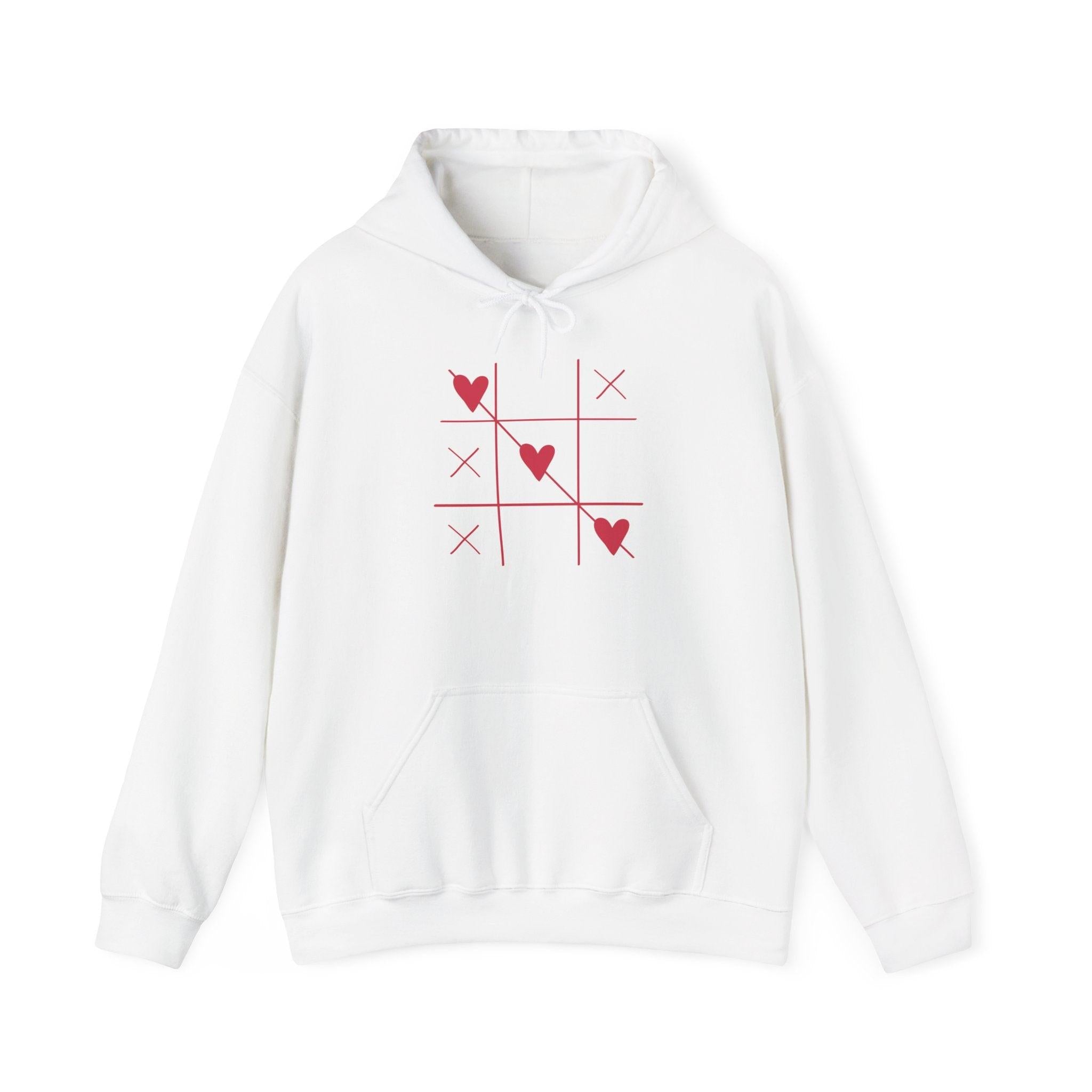 Valentine Hearts Hoodie — "I Only Have Eyes for You" Romantic Pullover.