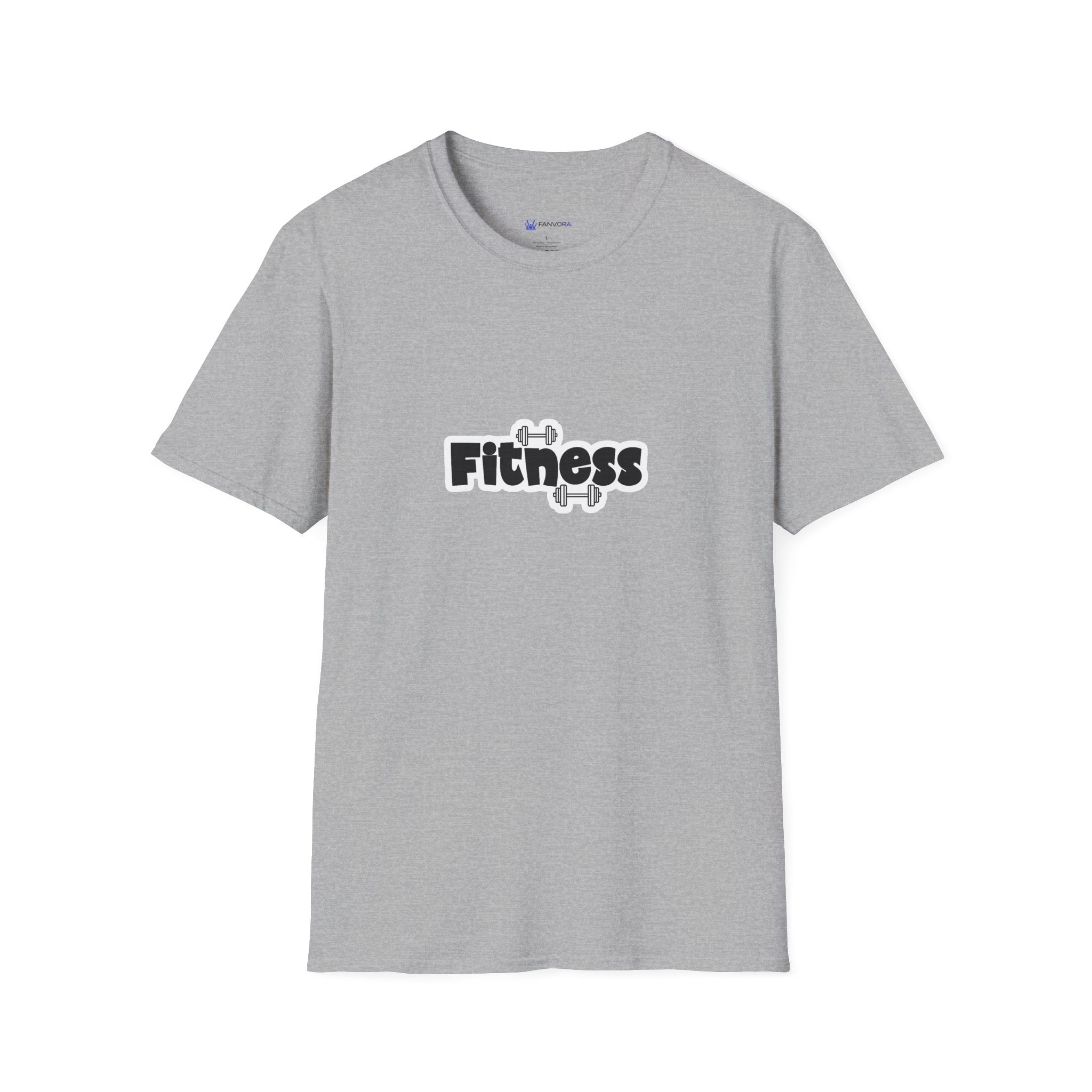 Fitness Graphic T-Shirt — Dumbbell Workout Tee for Gym Lovers