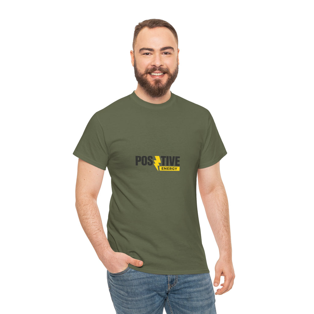 Positive Energy T-Shirt — Minimal Motivational Tee