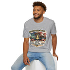 Patriotic USA 250th Anniversary T-Shirt — Liberty Bell, Eagle & Flag Design (1776–2026).