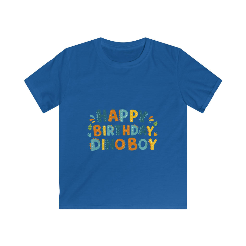 Happy Birthday Dino Boy Kids Tee