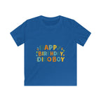 Happy Birthday Dino Boy Kids Tee