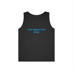"I am Here to Stay" Argentina Soccer Star Tank Top — Jersey Portrait World Cup 2026.