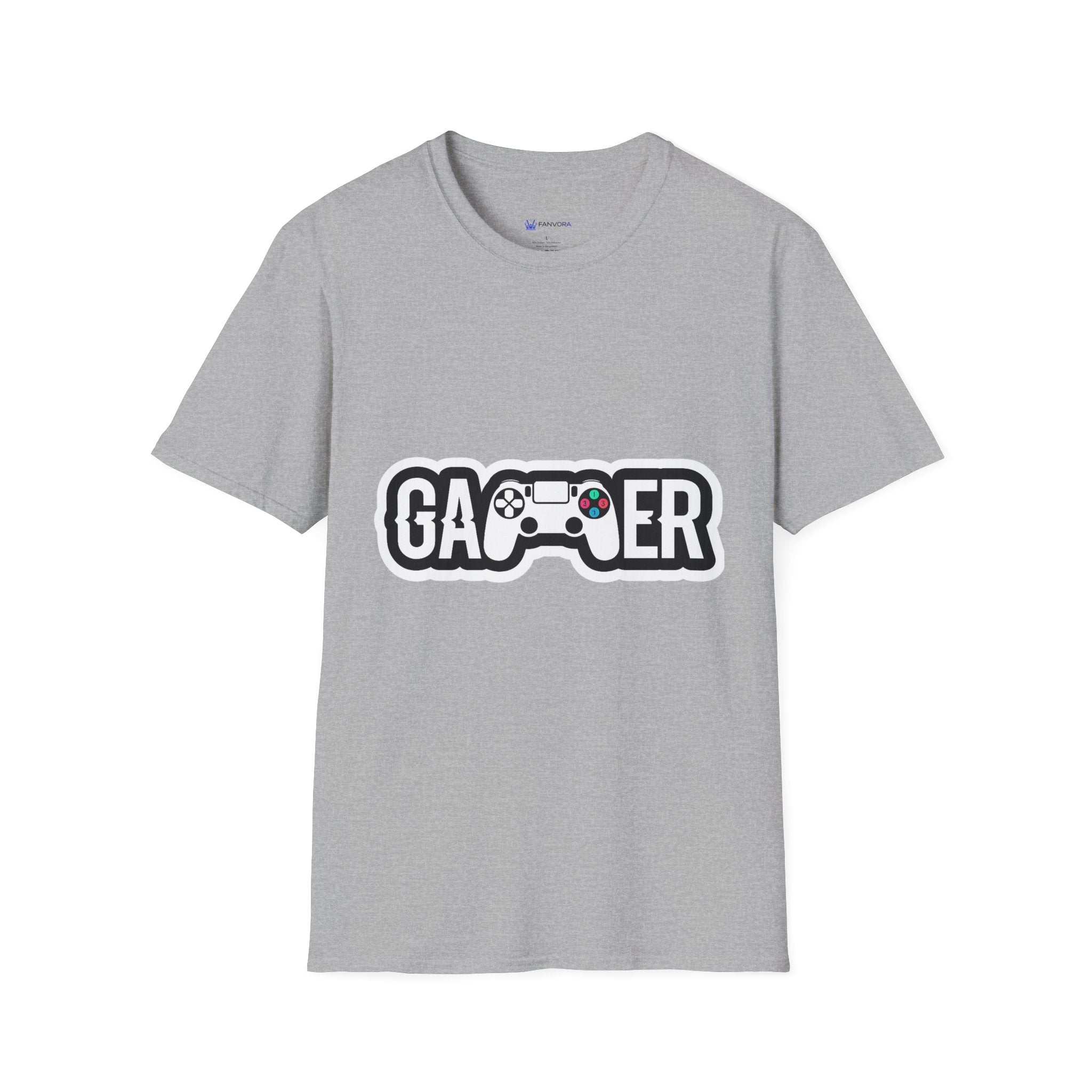 Gamer Controller Graphic T-Shirt — Retro Video Game Tee