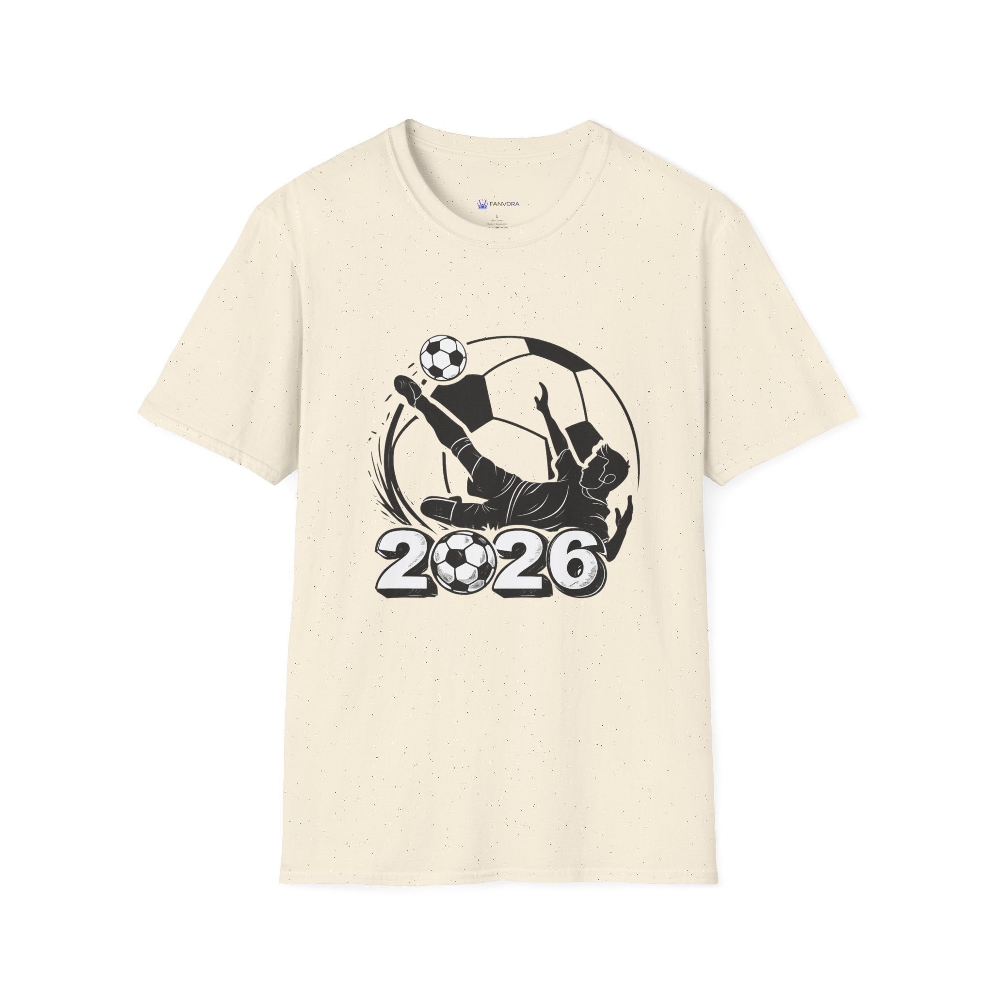Soccer 2026 T-Shirt — Futbol Player Kick Graphic Tee