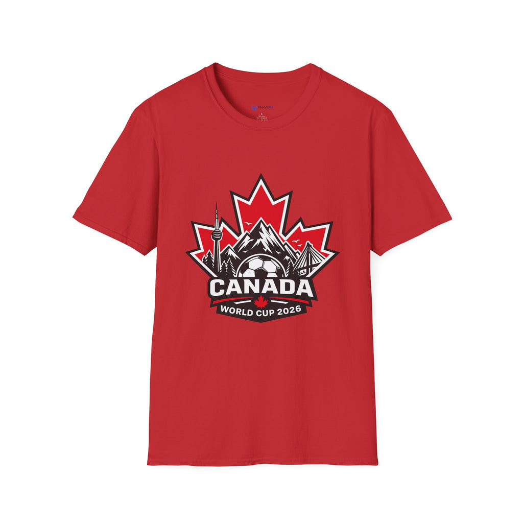 Canada soccer 2026 T‑Shirt — Maple Leaf Mountain Hockey Logo