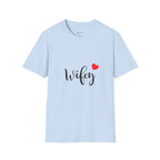 Wifey T-Shirt with Red Heart – Cute Bride & Newlywed Gift Tee
