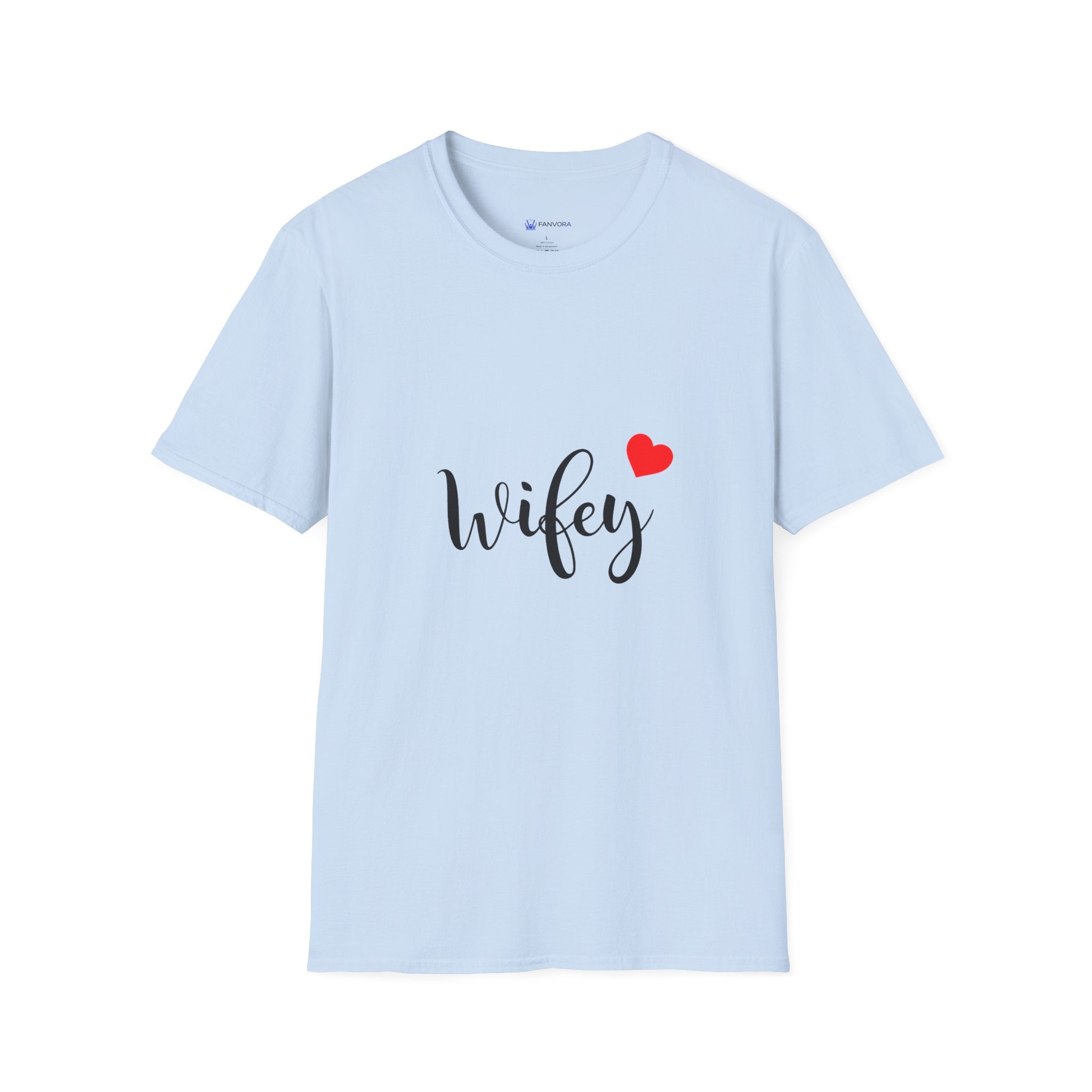 Wifey T-Shirt with Red Heart – Cute Bride & Newlywed Gift Tee
