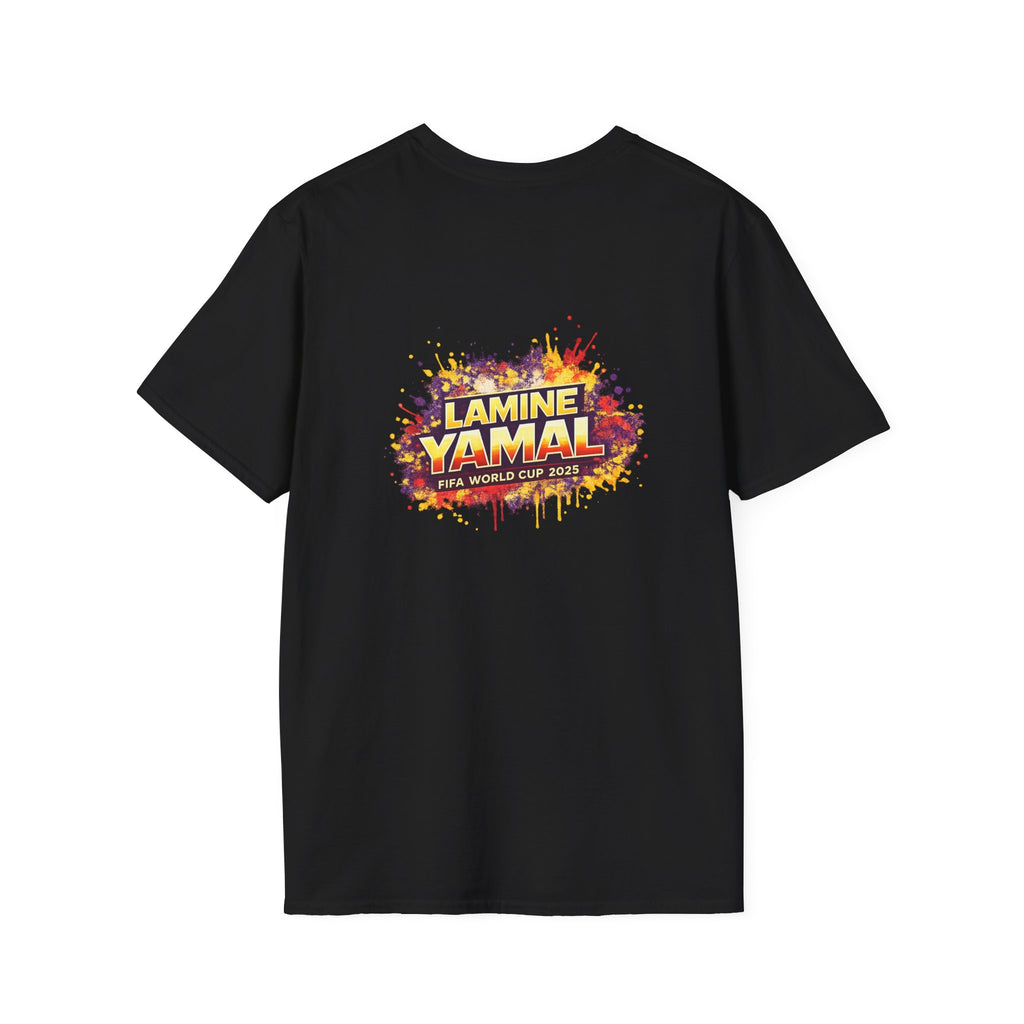 Soccer Player Portrait T-Shirt — 'Spain Legend' Watercolor Graphic Tee