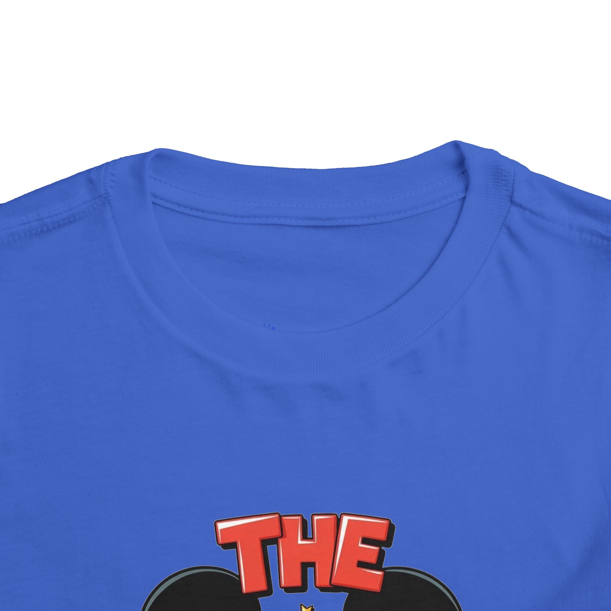 Toddler Tee — "The Birthday Boy" Cartoon Mouse Party Shirt