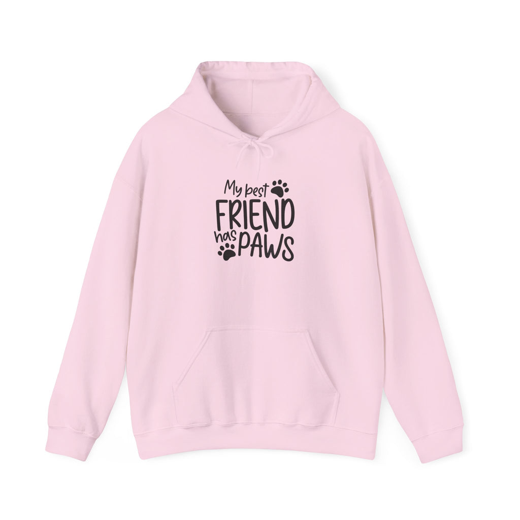 My Best Friend Has Paws Hoodie — Cute Paw Print Pet Lover Sweatshirt