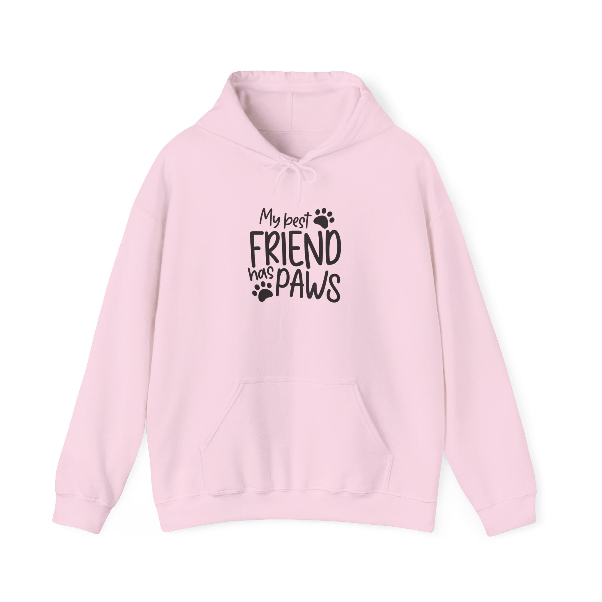 My Best Friend Has Paws Hoodie — Cute Paw Print Pet Lover Sweatshirt