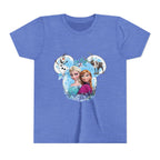 Girls' Frozen Princesses Youth Tee – Elsa & Anna Winter Friends Shirt