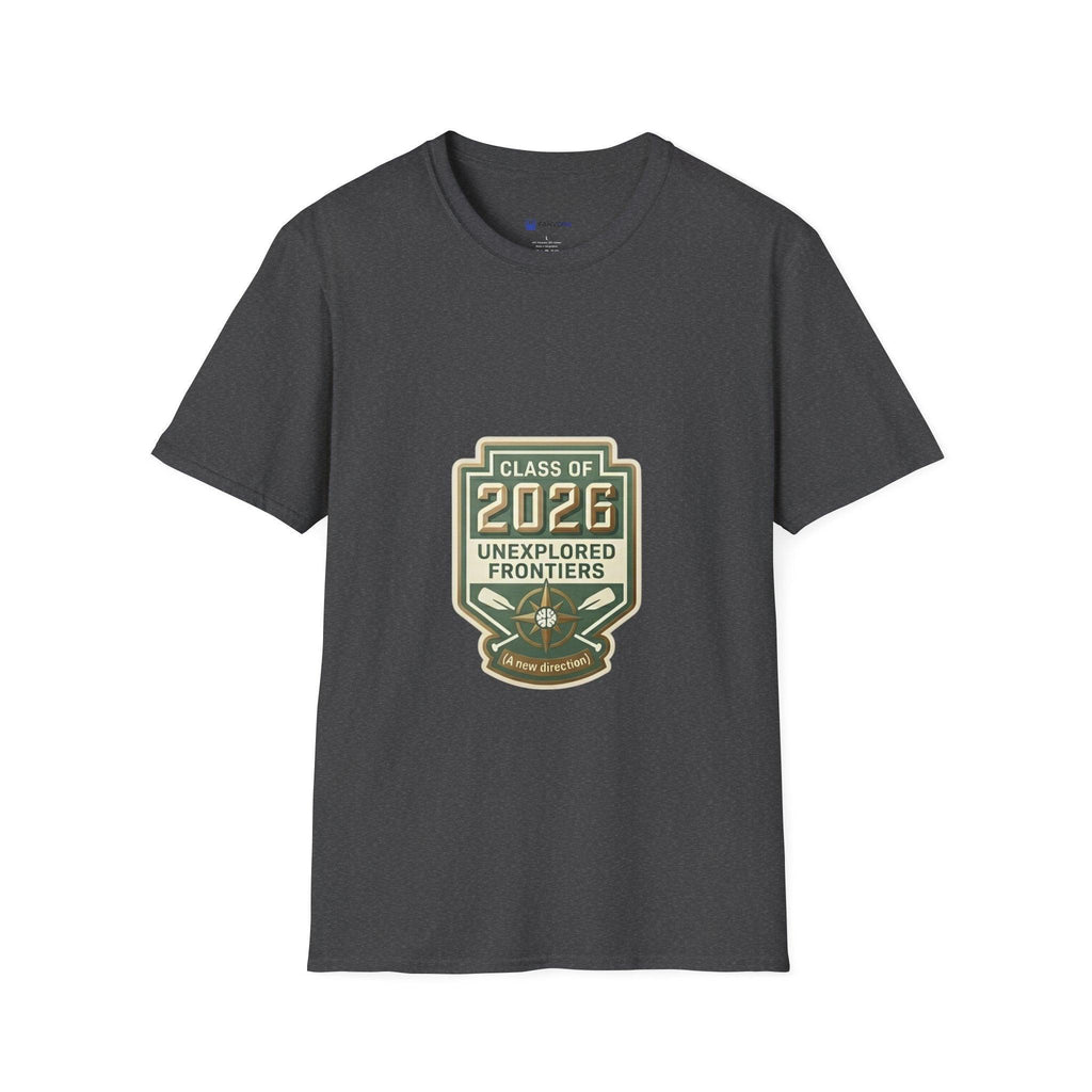 Class of 2026 'Unexplored Frontiers' Graduation T-Shirt.