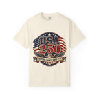 USA 250 T-Shirt — Patriotic "Serving Liberty Since 1776" Anniversary Tee
