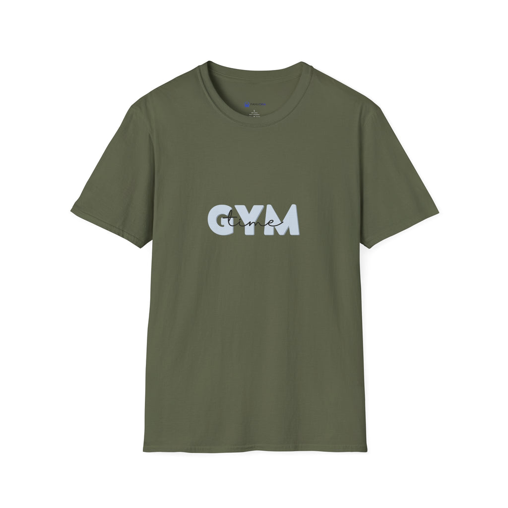 Gym Time T-Shirt — Minimalist Fitness Tee for Workout & Casual Wear